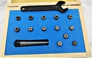 ER11 milling collet set ,0.015mm precision , 1-7mmx0.5mm, With MT1 - Picture 1 of 1