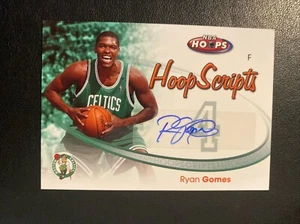 2006 NBA Hoop Scripts Auto - Ryan Gomes Celtics RC PC Friars - Picture 1 of 3