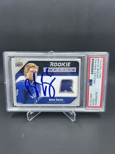 Brock Boesser Signed 2021-22 Upper Deck Rookie Threads IP Auto PSA/DNA Canucks - Picture 1 of 3