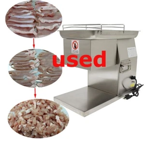 Used YF-90T Stainless Steel Commercial Meat Shredder Slicer Cutter 6mm Blade800W - Picture 1 of 5