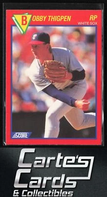 Bobby Thigpen 1989 Score Baseball's 100 Hottest Players #68 Chicago White Sox - Image 1 of 2