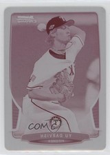 2013 Bowman Chrome Printing Plate Magenta 1/1 Yu Darvish #46 7xr