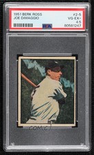 1951 Berk Ross Hit Parade of Champions Joe DiMaggio #2-5 PSA 4.5 HOF