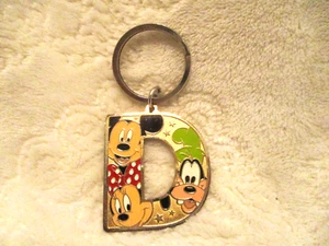 Disneyland~California~Letter D Keychain~2005 - Picture 1 of 7