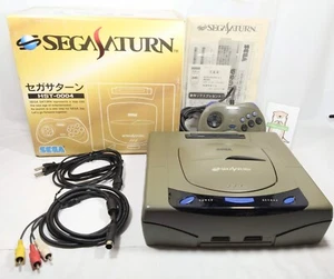Consola Sega Saturn Glay HST-3210 con caja idioma japonés modelo probado 0509A - Imagen 1 de 15