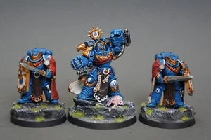 Marneus Calgar con Victrix Honour Guard Warhammer 40k esercito oltremarini dipinto - Foto 1 di 12