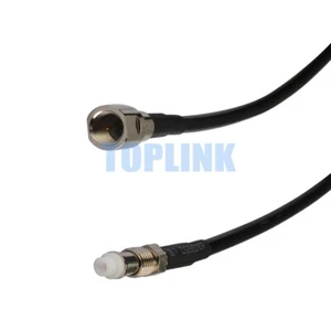3ft FME Male Plug to FME Female Jack RF Pigtail Cable KSR195 1M for Wireless - Picture 1 of 3