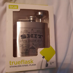 Stainless Flask Sh!t Show Circus New True Flask 6 oz  amazing feat of wonder