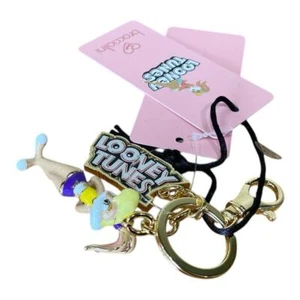 BRACCIALINI PORTACHIAVI AD ANELLO con 1 CIONDOLO Looney Tunes Lola Bunny LTKEY02 - Imagen 1 de 5