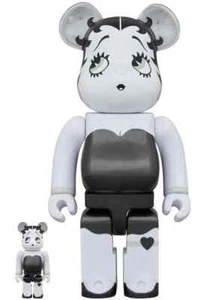 BE@RBRICK Betty Boop BLACK & WHITE Ver. 100% & 400% MEDICOM SPIELZEUG Bearbrick - Bild 1 von 4