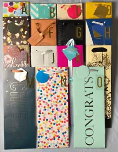 Cakewalk Wine Bags with Gift Tag Paper - You Choose - 15 Styles - NEW - Picture 1 of 31