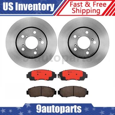 Rotores de freno delanteros Brembo OE pastillas de freno de cerámica para Odyssey Honda 2005-2010 Foto 1 de 4