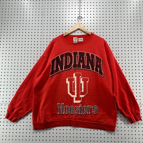 Vintage 80s Artex Indiana Hoosiers sweatshirt 2XL XXL Sportswear Red crewneck Cover