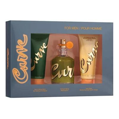 Curve Juego de Regalo Colonia Hombre, 3 Piezas Incluye 4.2 Fl Oz Colonia, Cabello y Cuerpo  Foto 1 de 4