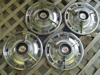 ВИНТАЖНЫЕ КЛАССИЧЕСКИЕ КОЛПАКИ КОЛЕС 1963 1964 CHEVROLET CHEVY SS BELAIR IMPALA - Изображение 1 из 4