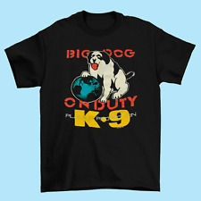 Vintage Big Dogs T Shirt Black Planetary Protection Earth K-9 S-4XL NL1481