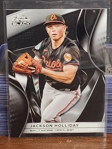 2025 Topps Chrome Black JACKSON HOLLIDAY Orioles #43 - Picture 1 of 2
