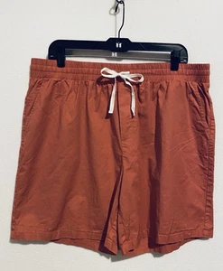 PJ Paul Jones Shorts Herren XL rot Pull On Kordelzug Hüfttaschen leicht - Bild 1 von 5