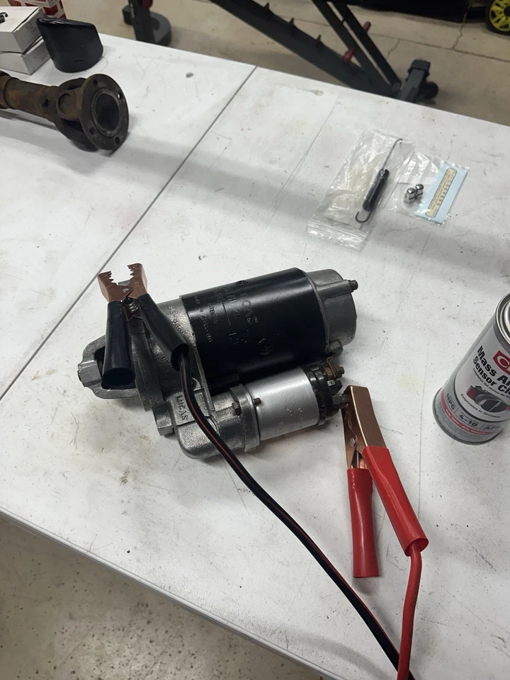 TRIUMPH TR6 (1972-1976) RESTORED LUCAS STARTER MOTOR OEM PART - Image 1 of 2