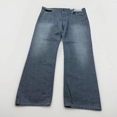 Vintage Y2K Sean John Jeans Mens 42 40x34 Clayton Slim Straight Leg Black Denim - Image 1 of 4