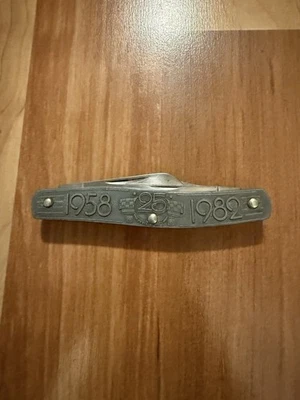 Vintage Imperial Ingersoll Rand AJ Foyt Jr 4 Time Indy 500 Winner 3-Blade Knife Foto 1 de 4