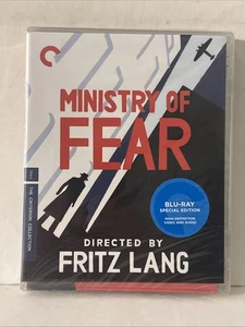 Ministry of Fear (Criterion Collection) (Blu-ray, 1944) Sealed New Special Ed - Picture 1 of 2