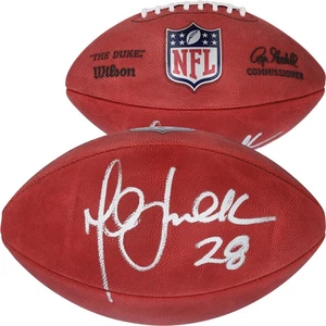 Marshall Faulk Los Angeles Rams Autographed Full Color Duke Football - Picture 1 of 4