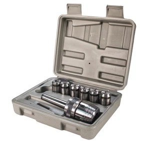6 pc Chuck Set Includes Chuck, Six Collets, Spanner Wrench for Mini Mill Machine - Picture 1 of 9