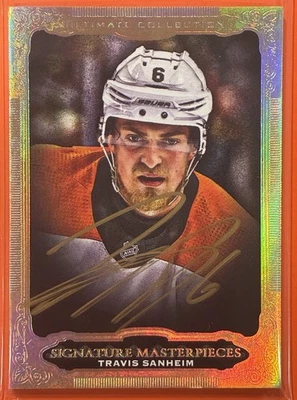 2023-24 Ultimate Collection Travis Sanheim Signature Masterpieces Auto #USM-TS - Image 1 of 2