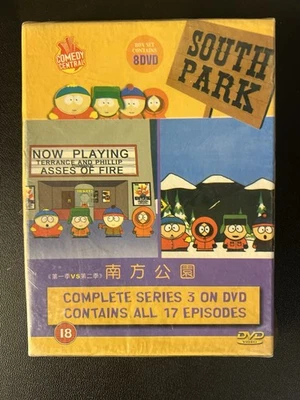 South Park Comedy Season 1 & 2 China Exclusive 8 Disk Collectors Edition PAL New Foto 1 de 3
