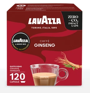 120 Capsule Lavazza A Modo Mio Caffè Espresso Miscela Ginseng - Foto 1 di 8