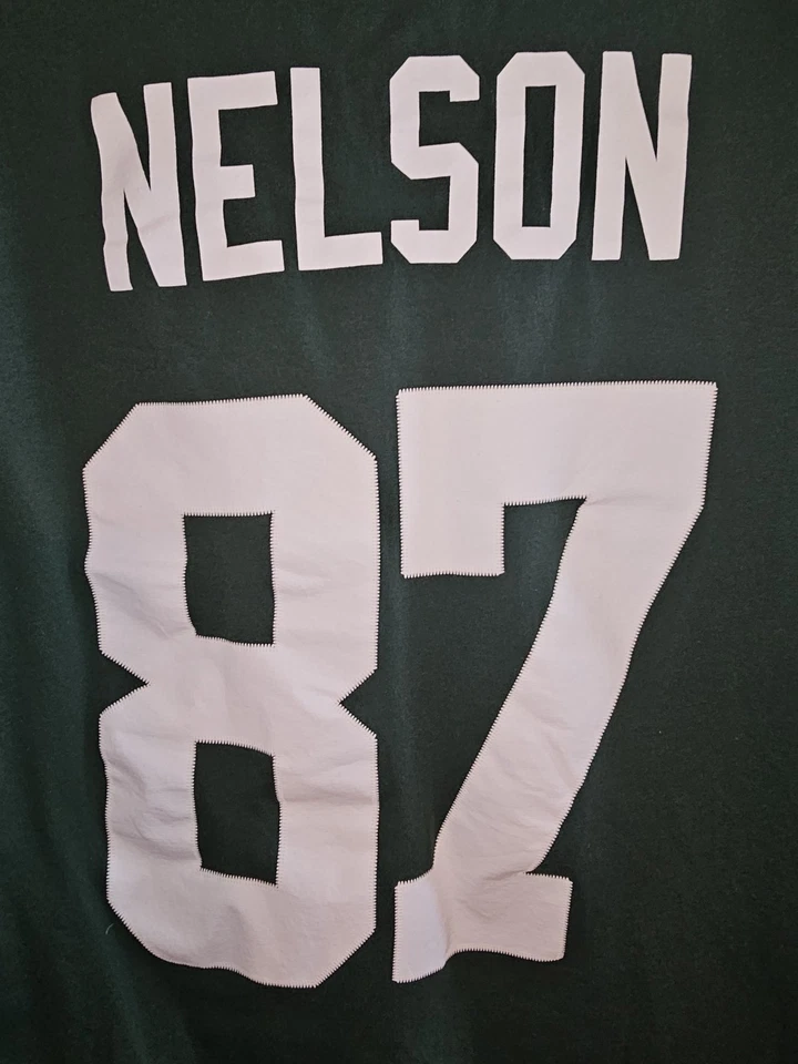 耐克 Green Bay Packers Jordy Nelson 中号男式图形标志 T 恤 NFL — 第 1/4 张图片