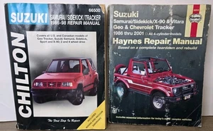 Suzuki Samurai Sidekick Tracker Geo 1986-98 Chilton Repair Service Manual Books - Picture 1 of 6