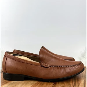 Johnston & Murphy venezianisches Lammfell Größe 10,5 cognac Freizeit Halbschuhe weiche Schuhe - Bild 1 von 14