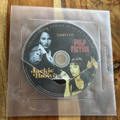 Pulp Fiction Jackie Brown Sampler DVD Trailers Dealer Promo Quentin Tarantino - Image 1 of 3