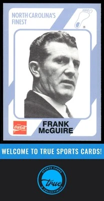 1989 Collegiate Collection North Carolina's Finest #104 Frank McGuire - Image 1 of 2