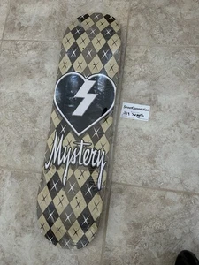Mystery Skateboards Team Deck Argyle Black Box Distribution Vintage 2000’s Zero - Imagen 1 de 10