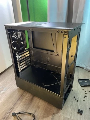 Used Phanteks PC Case With Mirror Side Panel Two SATA Cables And RGB Controller - Image 1 of 4
