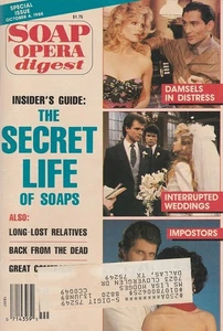 Soap Opera Digest Oct 4, 1988 NEIL MAFFIN-ROSEMARY PRINZ-SECRET LIFE OF SOAPS - Picture 1 of 6