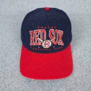 Vintage Boston Red Sox Mütze Kappe Druckknopflasche Eds West Retro 90er Baseball MLB - Bild 1 von 7