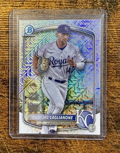 2025 Bowman Chrome Jac Caglianone #BCP-103 Mega Box Mojo Refractor RC (2) - Bild 1 von 2