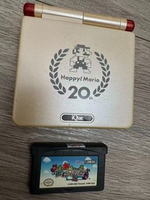 iQue Nintendo Gameboy Advance SP Limited Edition Mario 20th Rare+++