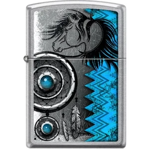 Cooles Indian Horse Dreamcatcher Zippo Feuerzeug - Bild 1 von 1