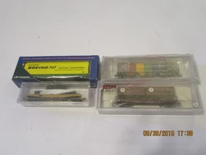 4 pcs of assorted N scale rolling stock. Atlas, Intermountain, Micro Trains,LBF. - Picture 1 of 4