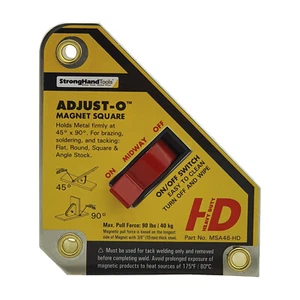 Strong Hand Adjust-O Magnet Square Large Mag - On/Off 75kg Pull Force - MSA48-HD - Picture 1 of 10