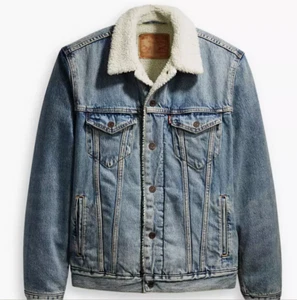 🆕Levi's Men's Type III Sherpa Trucker Jacket 2 COLOR OPTION NWT - FREESHIPPING - Picture 1 of 12