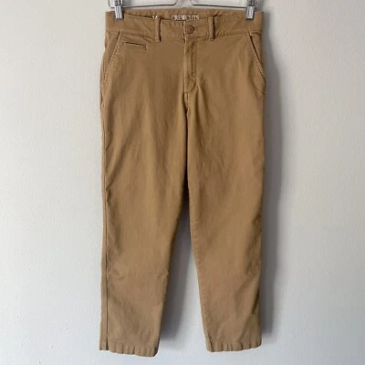 Pantalones chinos elásticos de ajuste relajado Crewcuts para niños talla 14 caramelo fundido Foto 1 de 4