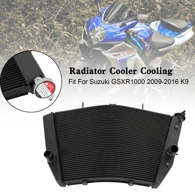 Engine Radiator Cooler Cooling For Suzuki GSXR1000 GSX-R1000 2009-2016 K9 — 第 1/4 张图片