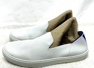 Rothy's The Original Slip On Off White Size 8 Women's Textile Loafers - Picture 1 of 10