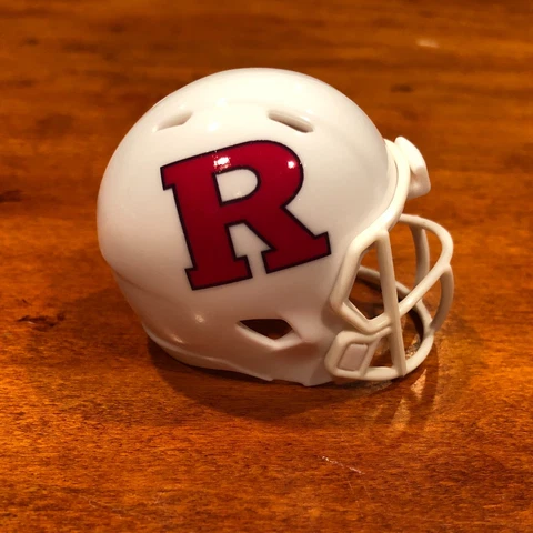 Rutgers Scarlet Knights 2016 white custom pocket pro helmet Big Ten Cover